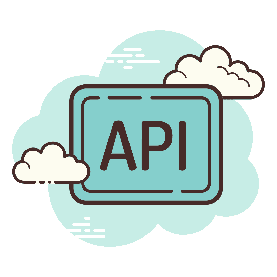 API for decentralised tech platforms with person typing on laptop